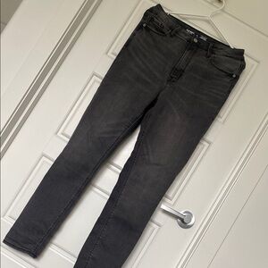 Old Navy Women's Dark Gray Skinny Jeans